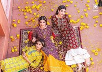 Stylish In Summer Season Heavy Reyon Bandhej Embroidery Work And lace Work kurti