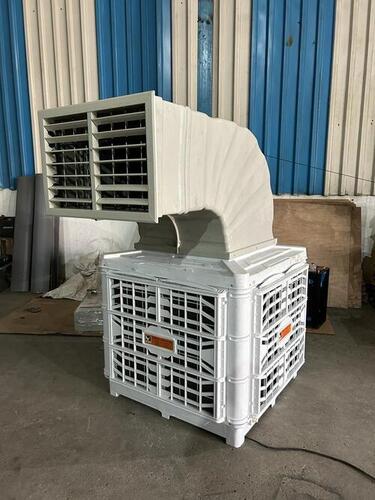 Duct Air Cooler - 1.5 KW, 35 Liter Water Tank, 1500-2500 Sq.ft Area Coverage, Vertical Fan, White Color, Window Mounted, Ideal for Industrial and Commercial Use