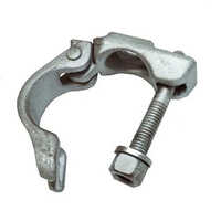 Scaffolding Clamp - Steel Erw Construction, 40x40mm Sleeve Size, Hot Dip Galvanized, U Pin Installation, Rolled Prop Head, Includes Couplers And Base Jack For Stability