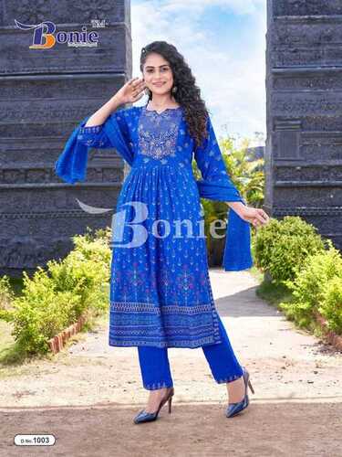 Nayra Kurties With Heavy Sequence Work Kurti