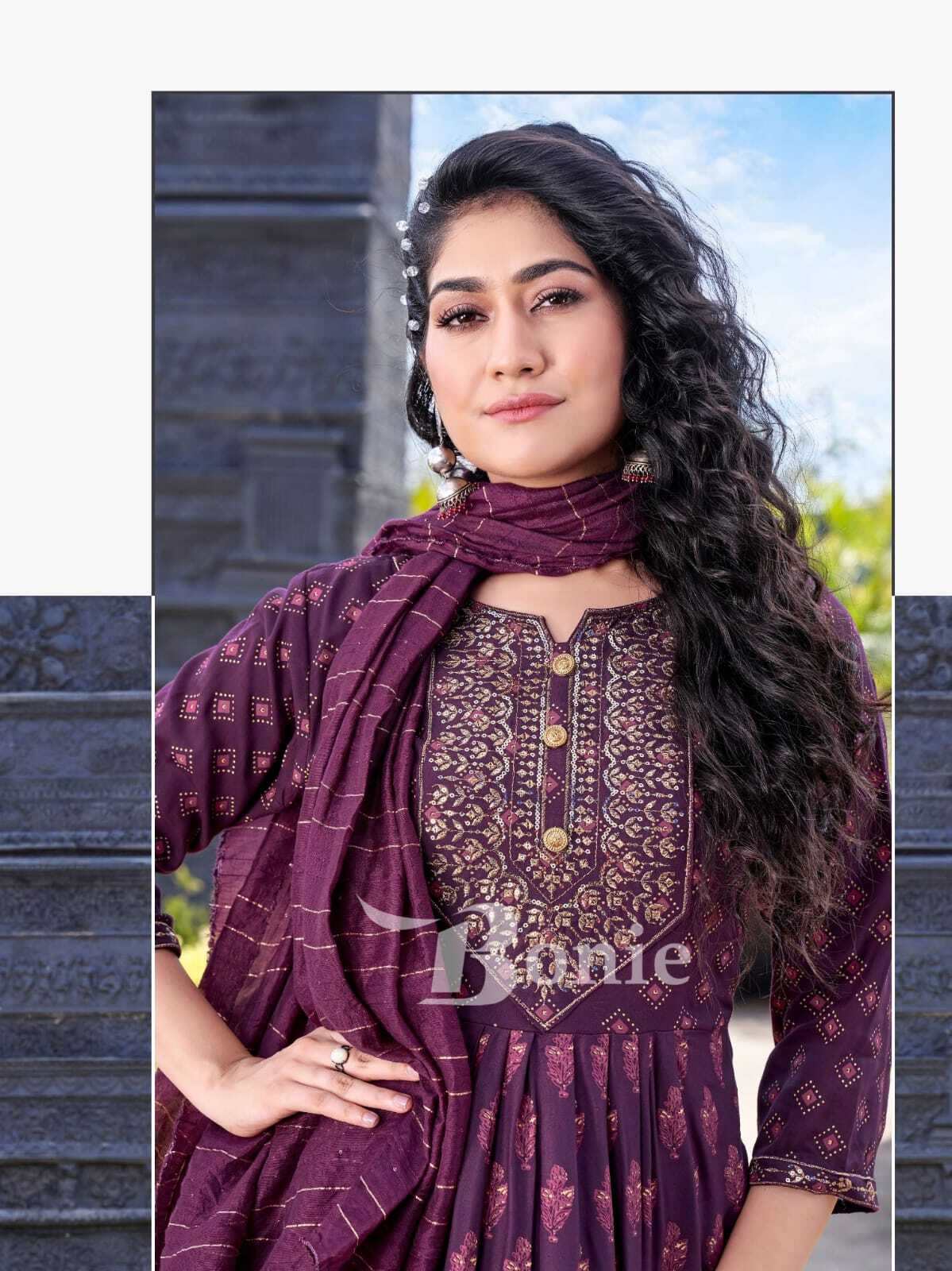 Nayra Kurties With Heavy Sequence Work Kurti