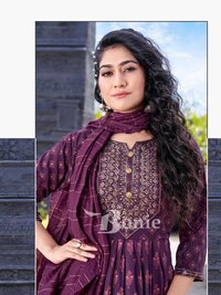 Nayra Kurties With Heavy Sequence Work Kurti
