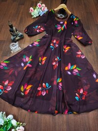 Same Colour Beautiful Designer Kurti