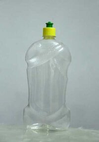 Dish Wash Bottle 1000 Ml - Pet Material, Transparent Color | Resilient And Durable For Chemical Industrial Use