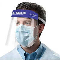 150 Micron Face Shield - Clear Plastic, 150 Micron Thickness | Waterproof, Unisex Design, Safety Protection For Various Industries