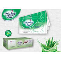 Morning Well Single Wet Wipes With Aelo Vera Cucumber Fragrance