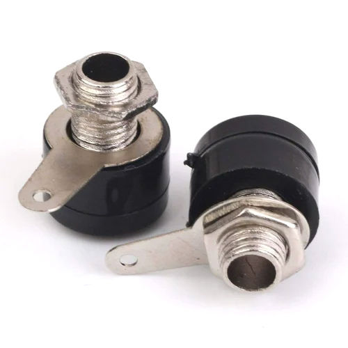 Black 4 Mm Banana Socket Connectors