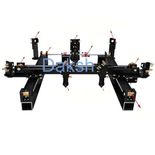 Black Co2 Engraver Machine Mechanical Kit Parts