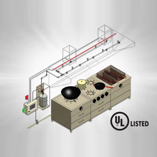 Wet Chemical Solution Extinguishing System