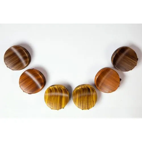 Wooden Finish Plastic Hair Clutcher