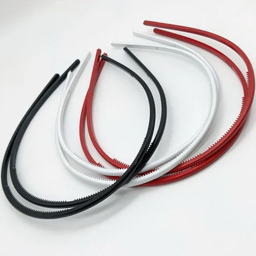 Multi Color 4mm Plastic Hair Band