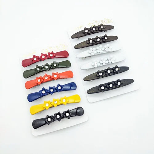 Multi Color Fancy Plastic Hair Clips