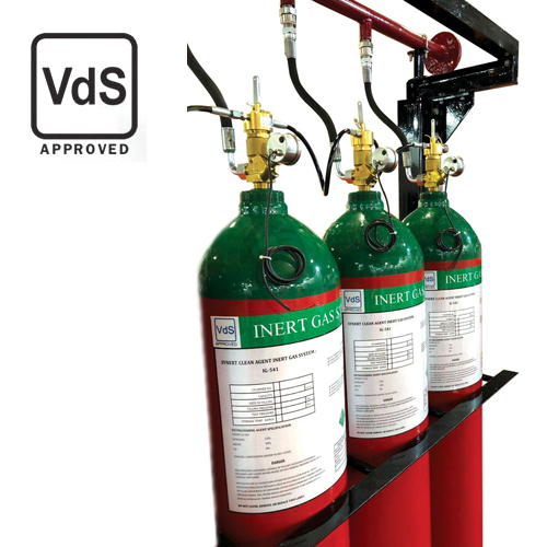 Inert Gas Fire Extinguisher System