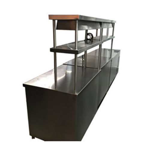 Service Counter With Food Warmer