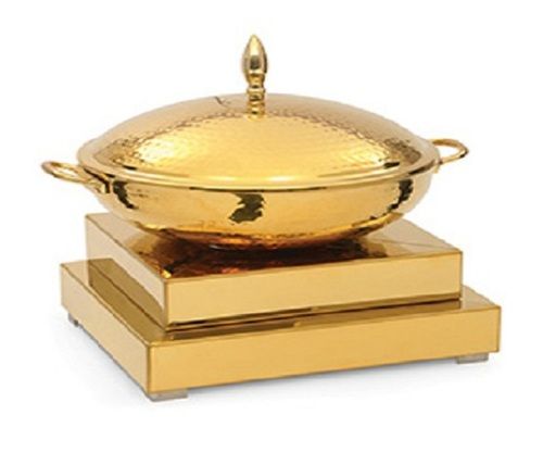 Gold Glass Chafing Dish