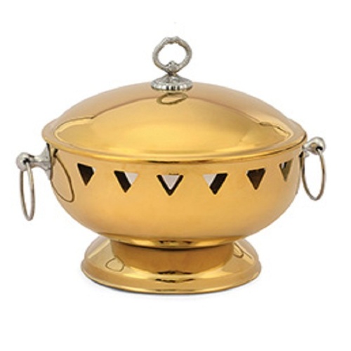 round gold chaffing dishes luxury buffet