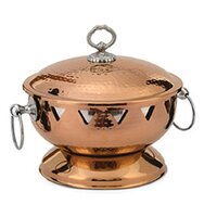 Golden Best Quality Wedding Food Warmer Buffet Hammer  Copper Chafing Dish