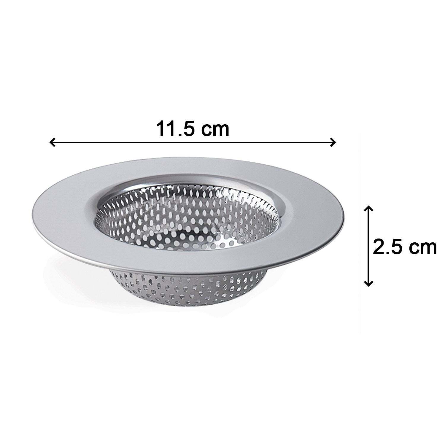 STAINLESS STEEL SINK/WASH BASIN DRAIN STRAINER (1PC ONLY) (4748)
