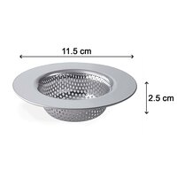 STAINLESS STEEL SINK/WASH BASIN DRAIN STRAINER (1PC ONLY) (4748)