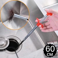 METAL WIRE BRUSH SINK CLEANING HOOK SEWER DREDGING DEVICE (1634)