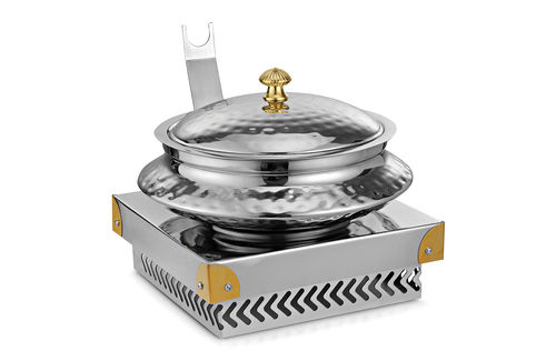 Handi type Buffet Food Warmer Hotel Restaurant Equipment Round Rectangle Roll Top Stainless Steel