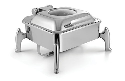 Silver Stainless Steel Buffet Food Warmer Set Hotel Chafing Dish