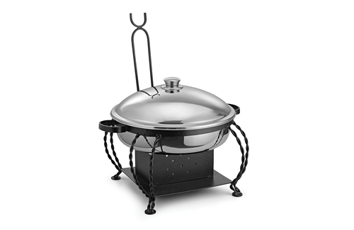 Silver Professional Buffet Chafing Dish Server Food Warmer Set Chafing ...