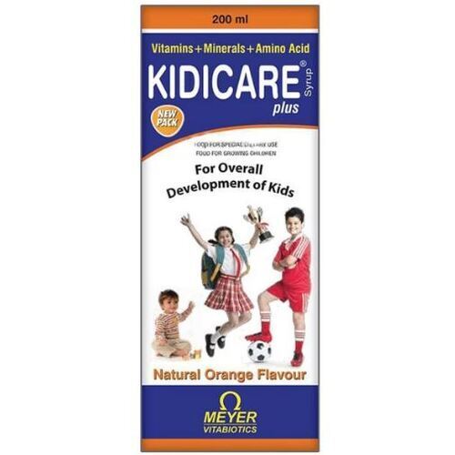 Kidicare Plus Orange Syrup 200 ml