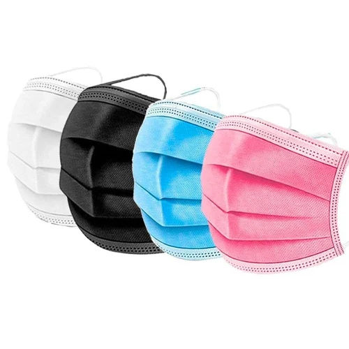 3 Ply Ear Loop Masks Age Group: Suitable For All Ages