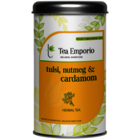Tulsi Cardamom Tea - 5 Kilograms , Herbal Blend Of Basil, Cardamom, Nutmeg, Ginger For Soothing Health Benefits