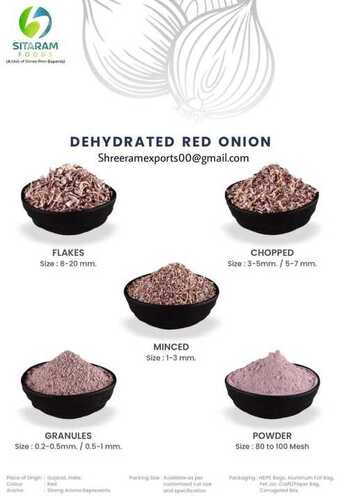 Dehydrated Red Onion Products