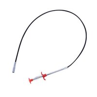 METAL WIRE BRUSH HAND KITCHEN SINK CLEANING HOOK SEWER DREDGING DEVICE (1632)