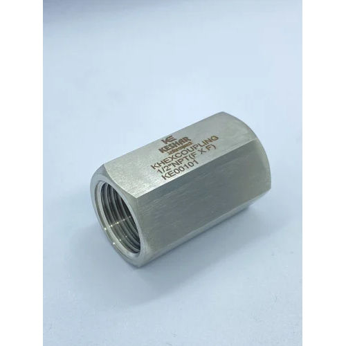 Silver Hex Coupling