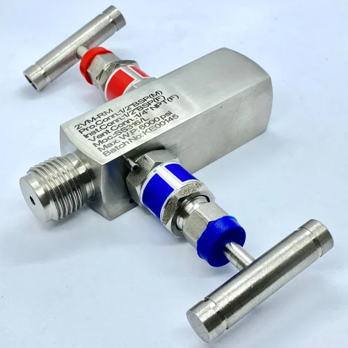 6000 PSI - Male X Female Two Way RM Type Manifold