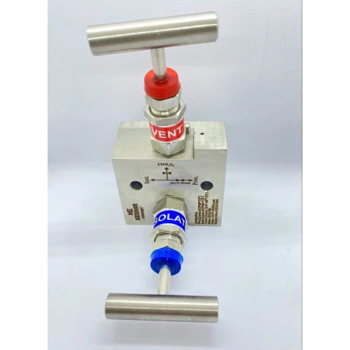 Two Way (D) Type Angle Manifold Valve