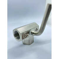 Silver Forged Type Three Way Gauge Cock