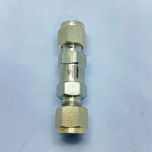 Silver High Pressure Tube X Tube Non Return Valve