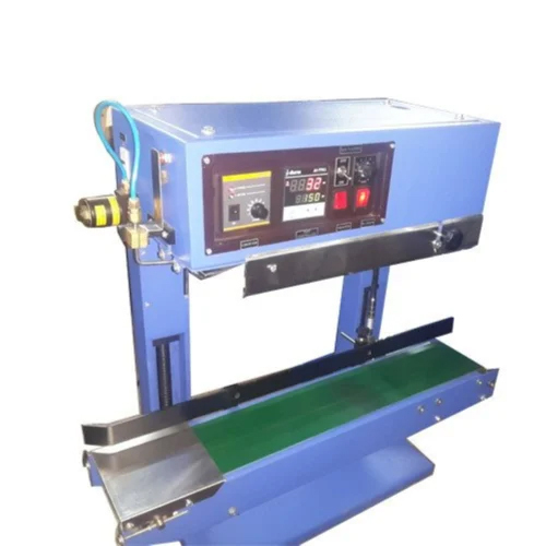 Band Sealer With Nitrogen Flushing - Mild Steel 32kg Blue 240V 750W | Semi-Automatic Rust Proof Durable Less Power Consumable Highly Efficient