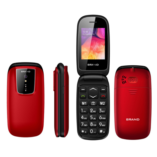 K53 Flip Phone Body Material: Plastic & Glass