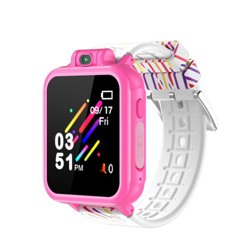 FT041 Smart Watch - Plastic Body, 1.54'' IPS & 1.44'' TFT Display, Blue/Pink/Red/Purple | Unisex, Digital Design, 0.08MP Rotatable Camera, 350mAh Lithium-ion Battery