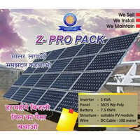 Stainless Steel Residential Z-Pro Solar Power Pack