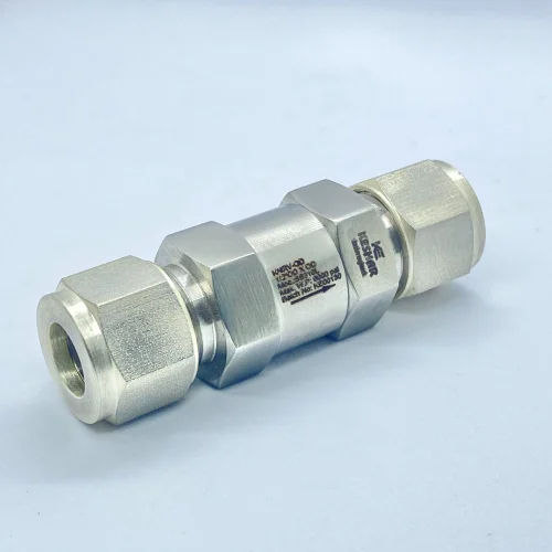 Silver Check Valve Tube