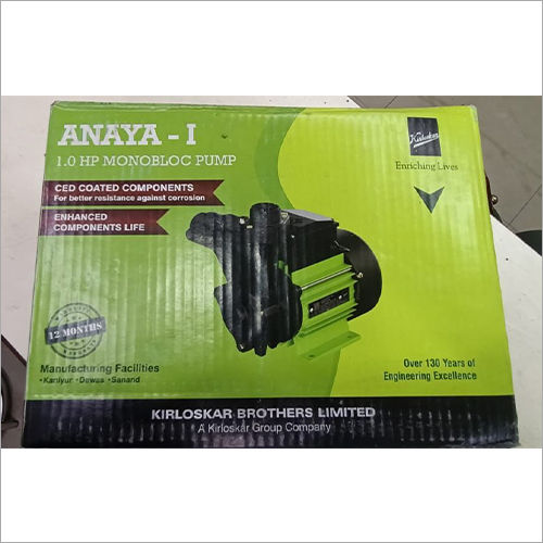 Black Ananya L Monoblock Pump