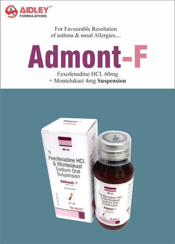 Liquid Fexofenadine Hydrochloride 60 mg + Montelucast sodium 4 mg  Eq. to Montelucast