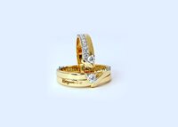 Lab Grown Diamonds Solitaire Couple Rings