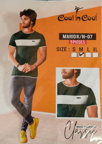 Stylish T-Shirt - Polyester, Regular Length, Sizes S/M/L | O-Neck, Printed Pattern, Lightweight, Short Sleeve, Moisture-Wicking, Quick-Drying