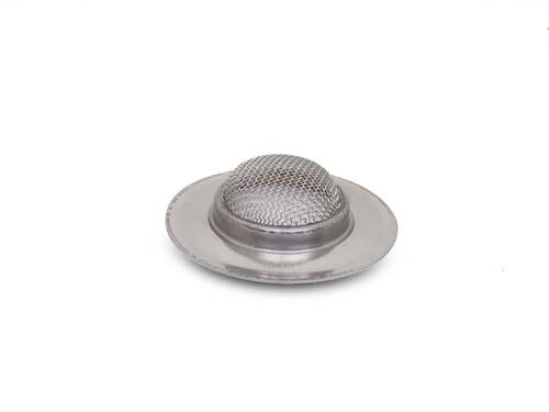 Silver Small Stainless Steel Sink/Wash Basin Drain Strainer (0792)