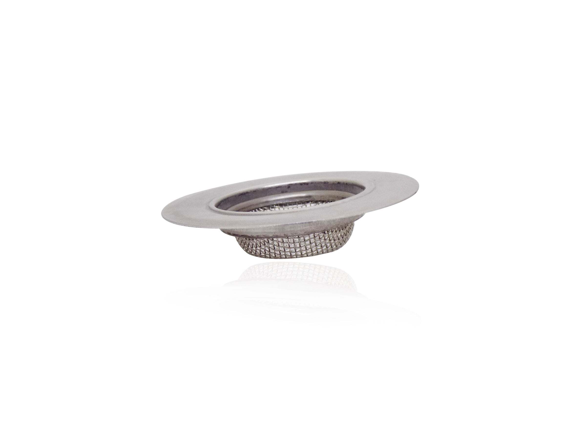 SMALL STAINLESS STEEL SINK/WASH BASIN DRAIN STRAINER (0792)