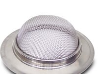 SMALL STAINLESS STEEL SINK/WASH BASIN DRAIN STRAINER (0792)