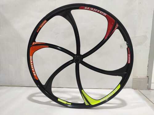 Bicycle Magnesium Rim 26'' 6 Spokes - Size: 26